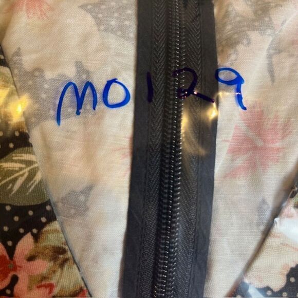 Rebecca Taylor Black Kamea Linen Blend Wrap Dress Tropical Floral Print Size 0 - Picture 15 of 15